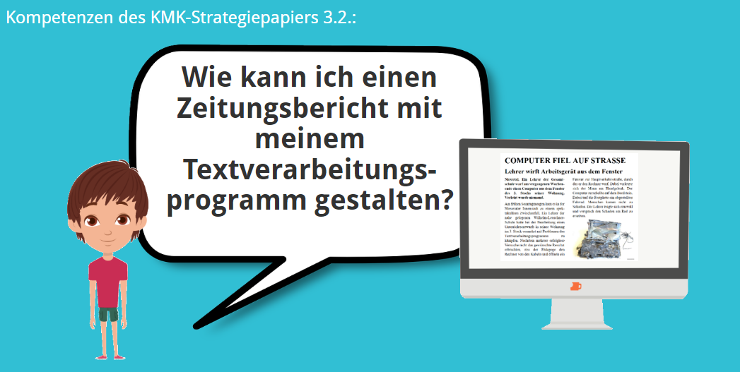 KMK – 3.2. – Einen Zeitungsartikel mit einem TVP schreiben