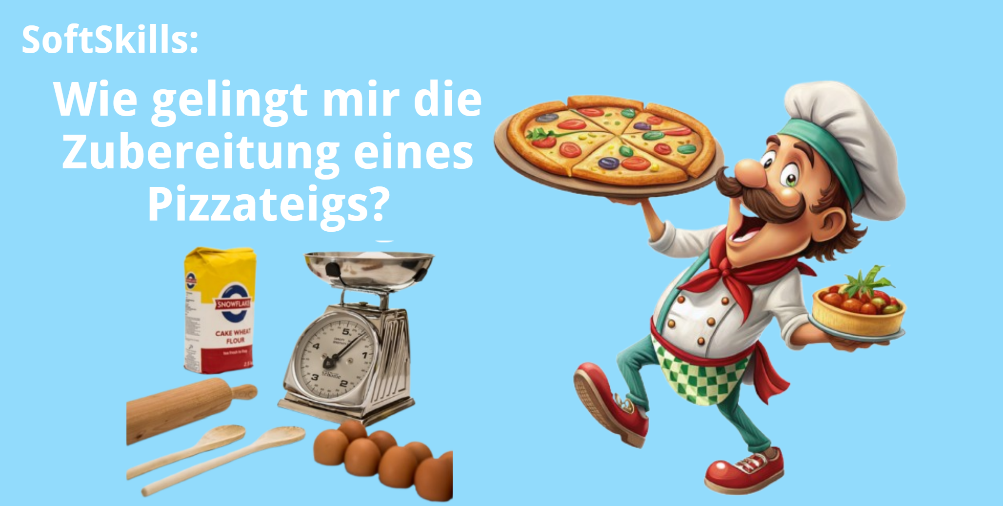 Du kannst einen eigenen Pizzateig zubereiten